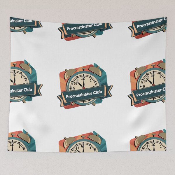 Item preview, Procrastinator club merit badge designed and sold by MendaciousMina.