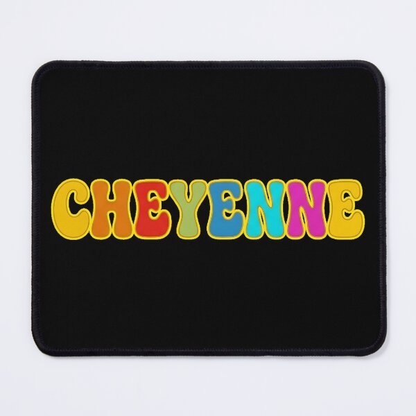 Item preview, ❤️ Cheyenne Personalized Name Wavy Retro Shirt, Coffee Mug, Sticker Gift designed and sold by HelixPedia.