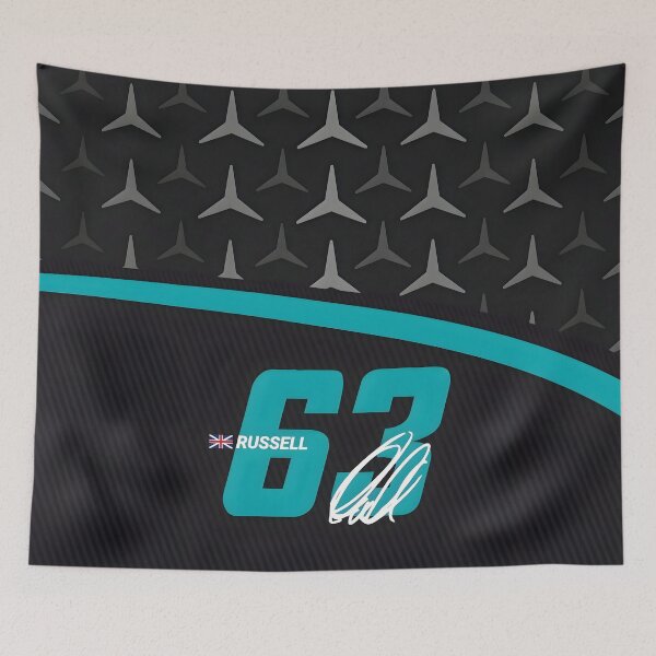 Item preview, George Russell F1 Green And Black #63 designed and sold by MOBI-CASE.