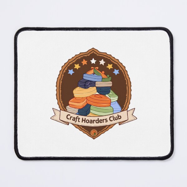 Item preview, Craft hoarders club merit badge designed and sold by MendaciousMina.