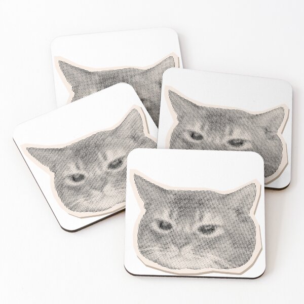 Item preview, cute Cat head designed and sold by McPurrface.