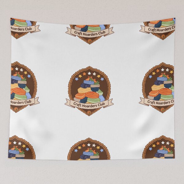 Item preview, Craft hoarders club merit badge designed and sold by MendaciousMina.