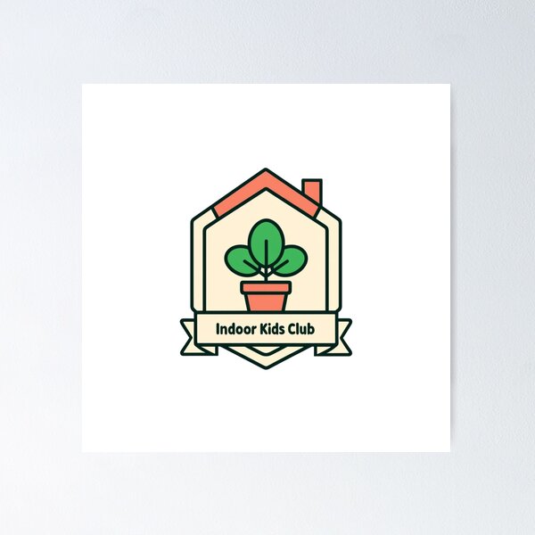 Item preview, Indoor kids club merit badge designed and sold by MendaciousMina.