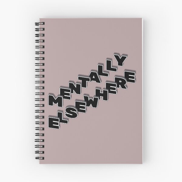 Item preview, Mentally Elsewhere - Y2K Distorted Typography designed and sold by HALYNA070824.