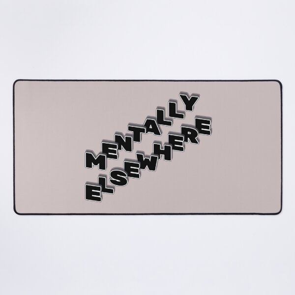 Item preview, Mentally Elsewhere - Y2K Distorted Typography designed and sold by HALYNA070824.