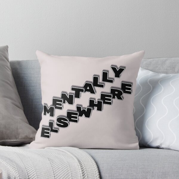 Item preview, Mentally Elsewhere - Y2K Distorted Typography designed and sold by HALYNA070824.