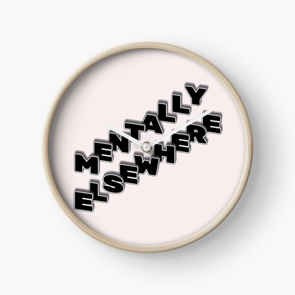 Item preview, Mentally Elsewhere - Y2K Distorted Typography designed and sold by HALYNA070824.