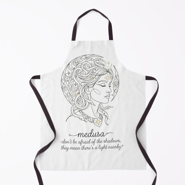 Item preview, Minimalist One-Line Medusa Goddess with Quote & Name designed and sold by Siriusvibes.