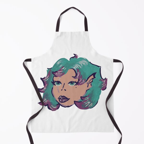 Item preview, mermaid girl illustration designed and sold by retrocreations|.