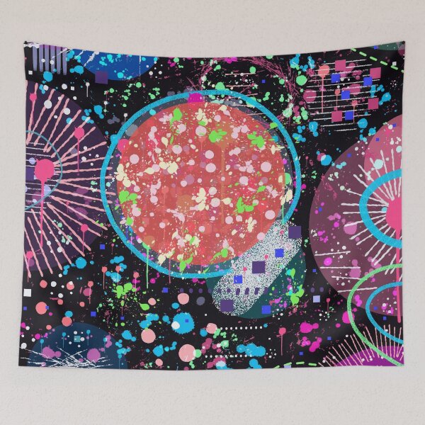 Item preview, Galactic Neighborhood: Abstract Art  designed and sold by DanielleGensler.
