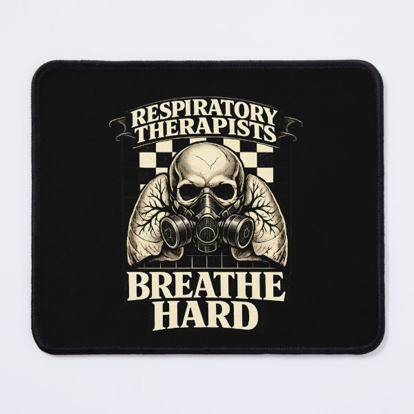 Item preview, Respiratory Therapist Breathe Hard Skull Lungs RT Medical Worker Gift Respiratory Therapy Design designed and sold by ClinicalHubs.