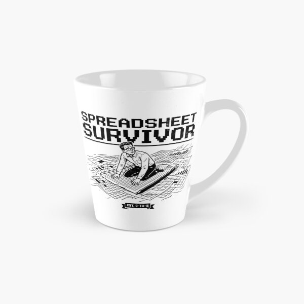 Item preview, Spreadsheet Survivor Funny Office Excel Analyst Data Nerd Humor designed and sold by Milasneeze.