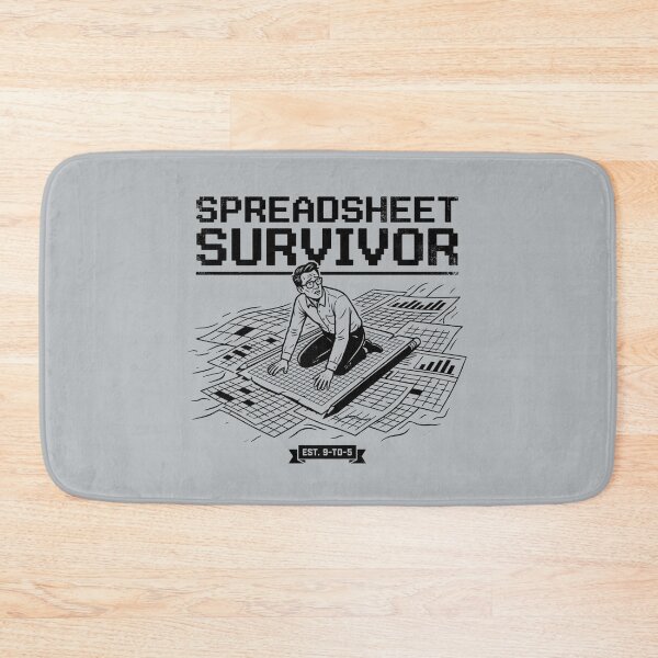 Item preview, Spreadsheet Survivor Funny Office Excel Analyst Data Nerd Humor designed and sold by Milasneeze.