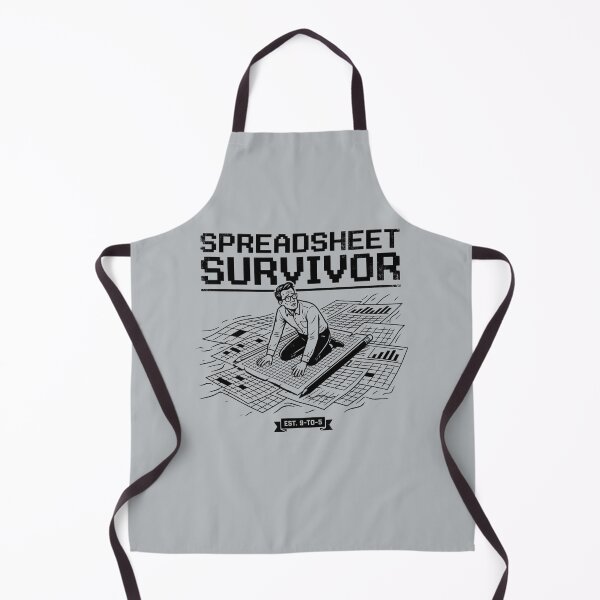 Item preview, Spreadsheet Survivor Funny Office Excel Analyst Data Nerd Humor designed and sold by Milasneeze.