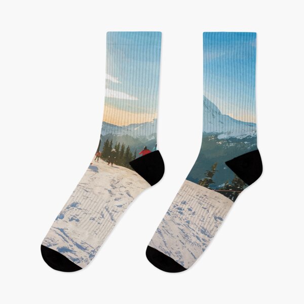 Item preview, Skiers on Bright Snowy Mountain Slope designed and sold by Arturo Daniel Garcia Palomo.