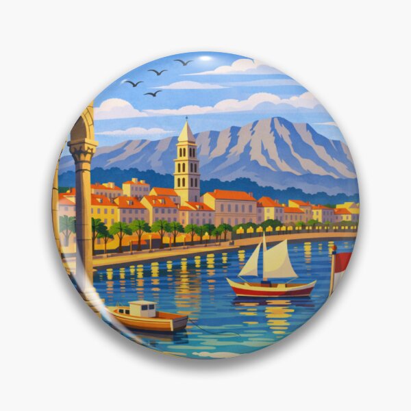 Item preview, Split Croatia Travel Poster designed and sold by MatthewHeights.