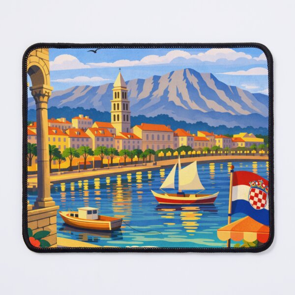 Item preview, Split Croatia Travel Poster designed and sold by MatthewHeights.