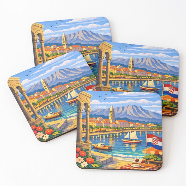 Item preview, Split Croatia Travel Poster designed and sold by MatthewHeights.