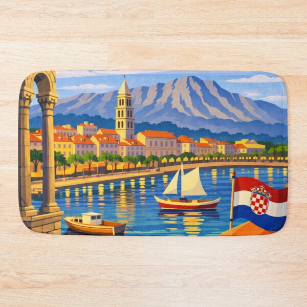Item preview, Split Croatia Travel Poster designed and sold by MatthewHeights.