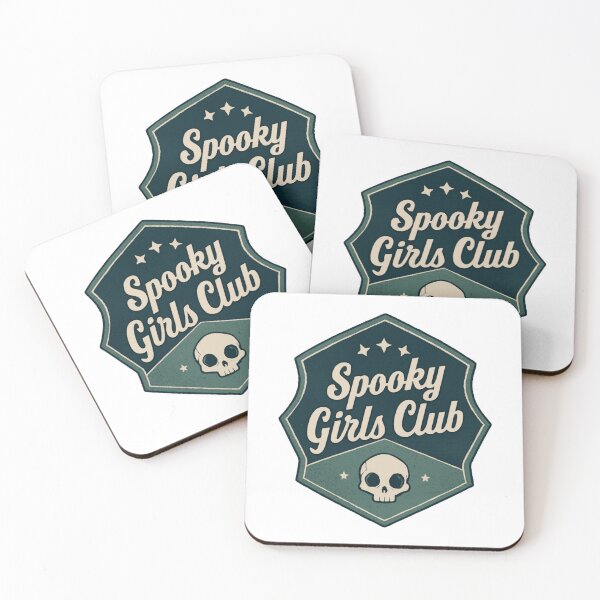 Item preview, Spooky girls club merit badge designed and sold by MendaciousMina.