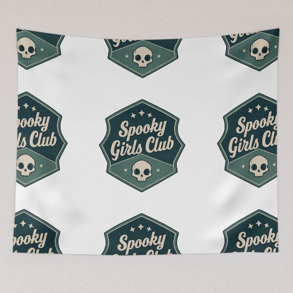 Item preview, Spooky girls club merit badge designed and sold by MendaciousMina.