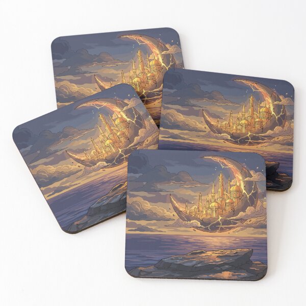 Item preview, A Golden City Between Clouds and Tides designed and sold by Anvc-Art.