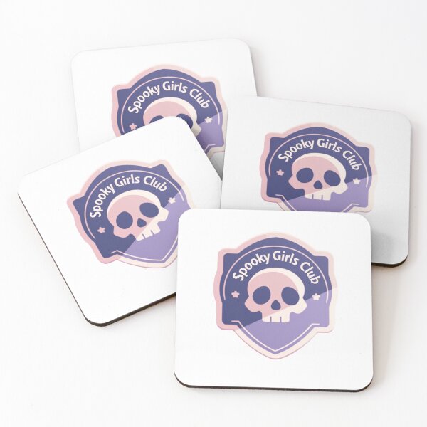 Item preview, Spooky girls club merit badge designed and sold by MendaciousMina.