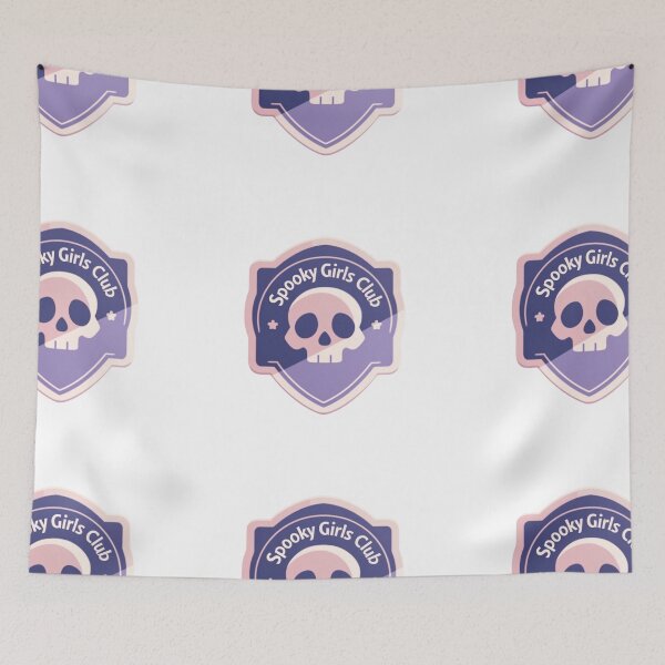 Item preview, Spooky girls club merit badge designed and sold by MendaciousMina.