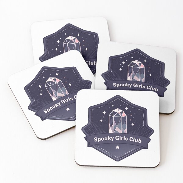 Item preview, Spooky girls club merit badge designed and sold by MendaciousMina.