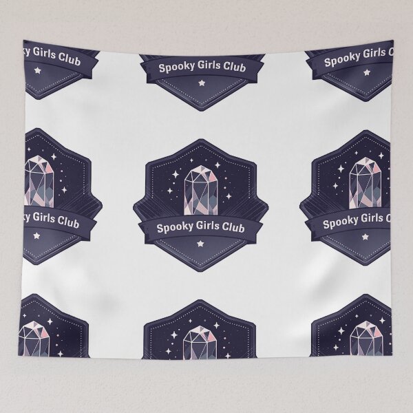 Item preview, Spooky girls club merit badge designed and sold by MendaciousMina.