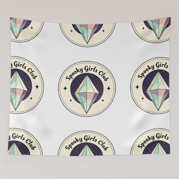 Item preview, Spooky girls club merit badge designed and sold by MendaciousMina.
