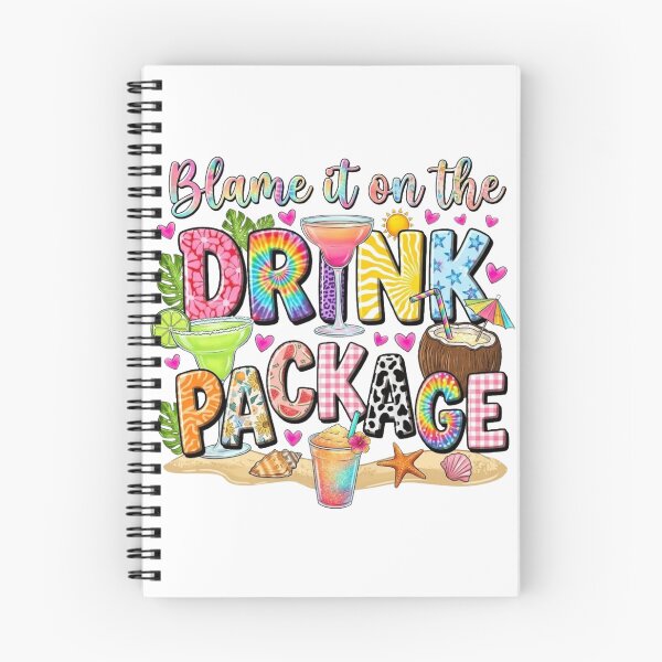 Item preview, Blame it on the drink package designed and sold by BoldThreadLab.