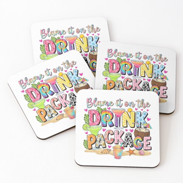 Item preview, Blame it on the drink package designed and sold by BoldThreadLab.