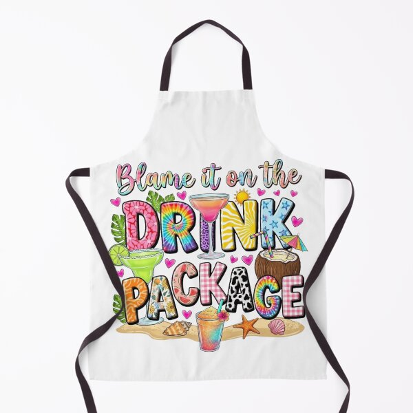 Item preview, Blame it on the drink package designed and sold by BoldThreadLab.