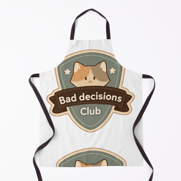 Item preview, Bad decisions club merit badge designed and sold by MendaciousMina.