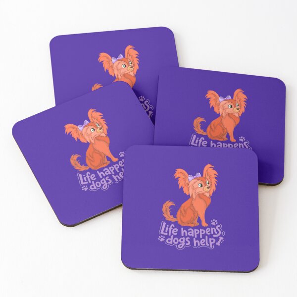 Item preview, Life Happens Dogs Help Cute Yorkie Dog Lover Gift designed and sold by TreeDoPrints.
