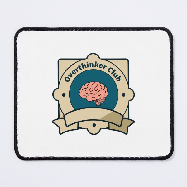 Item preview, Over thinker club merit badge designed and sold by MendaciousMina.