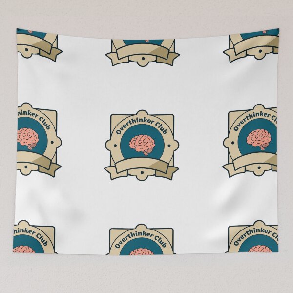 Item preview, Over thinker club merit badge designed and sold by MendaciousMina.