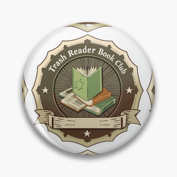 Item preview, Trash reader book club merit badge designed and sold by MendaciousMina.