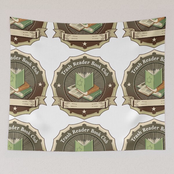 Item preview, Trash reader book club merit badge designed and sold by MendaciousMina.