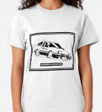 Eurobeat Intensifies AE86 Kansei Dorifto Initial D Car Classic T-Shirt