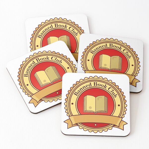 Item preview, Banned book club merit badge designed and sold by MendaciousMina.