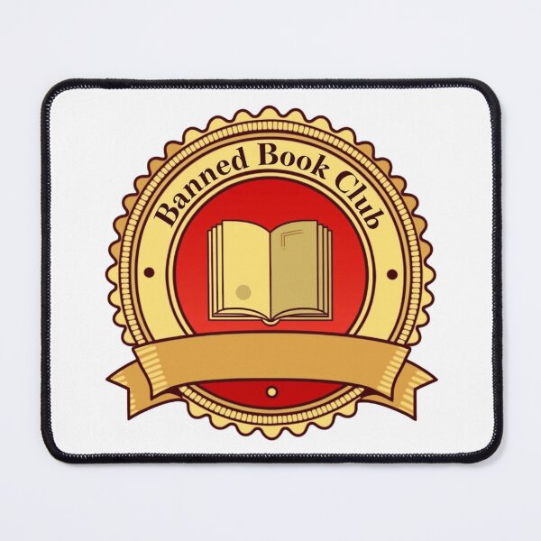 Item preview, Banned book club merit badge designed and sold by MendaciousMina.