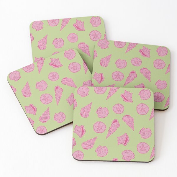 Item preview, pink shells designed and sold by KitschByKate.
