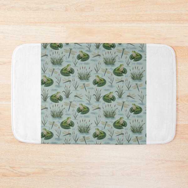 Item preview, Frog & Dragonfly Pattern designed and sold by Lauren Ullrich.