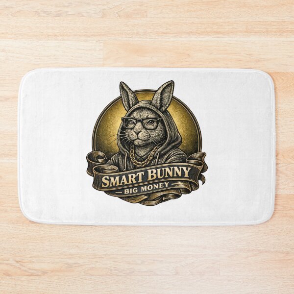 Item preview, Boss Bunny Shirt – Smart Bunny Big Money Graphic Tee designed and sold by relso.