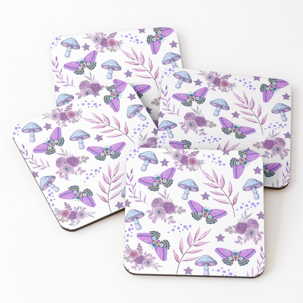 Item preview, Wondering Moths Through Mushrooms And Flowers designed and sold by SparkleShots.