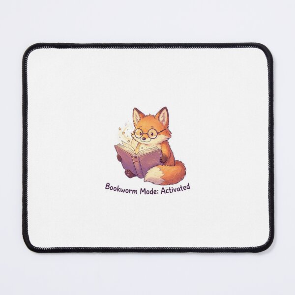 Item preview, The fox that reads books  designed and sold by SuedaKawaiSan.
