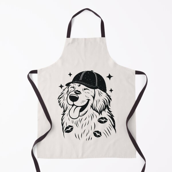 Item preview, Cute Golden Retriever Puppy Funny Dog Lover Aesthetic Illustration designed and sold by station-one.