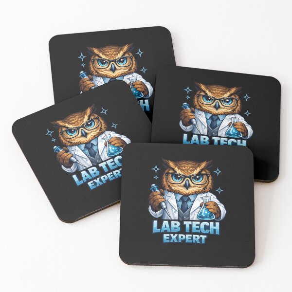 Item preview, Lab Tech Expert Owl Scientist Gift Medical Laboratory Technician Science Lab Worker Design designed and sold by ClinicalHubs.